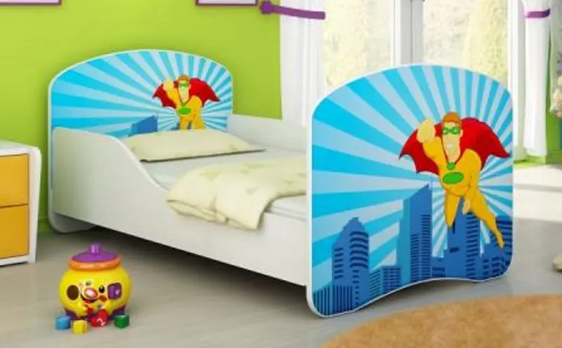 Pat MyKids Super Hero 19 140x70 (Blue/White) - 3