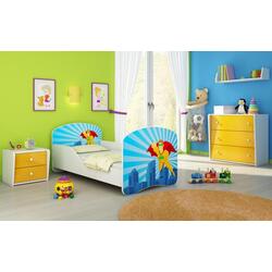 Кровать MyKids Super Hero 19 140x70 (Blue/White)