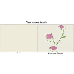 Pat suprapus Неман Teddi Rozaliya КРД-120-1Д1 80x190 (Cream/Pink) Thumb