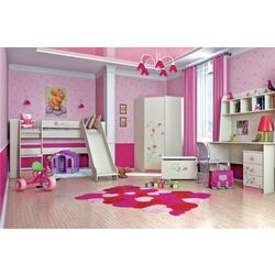 Pat suprapus Неман Teddi Rozaliya КРД-120-2Д1 80x190 (Cream/Pink) Thumb