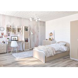 Masa de birou Неман Kombi МН-211-09 80x190 (Pine Randers/Cappuccino) Thumb