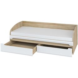 Pat Неман Leonardo МН-026-12 90x200 (Sonoma Oak/White Semi-Gloss) Thumb