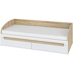 Pat Неман Leonardo МН-026-12 90x200 (Sonoma Oak/White Semi-Gloss)