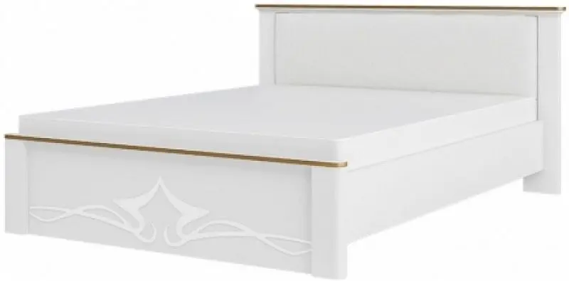 Кровать Неман Либерти МН-313-01-180 (Белый Глянец/Белый)