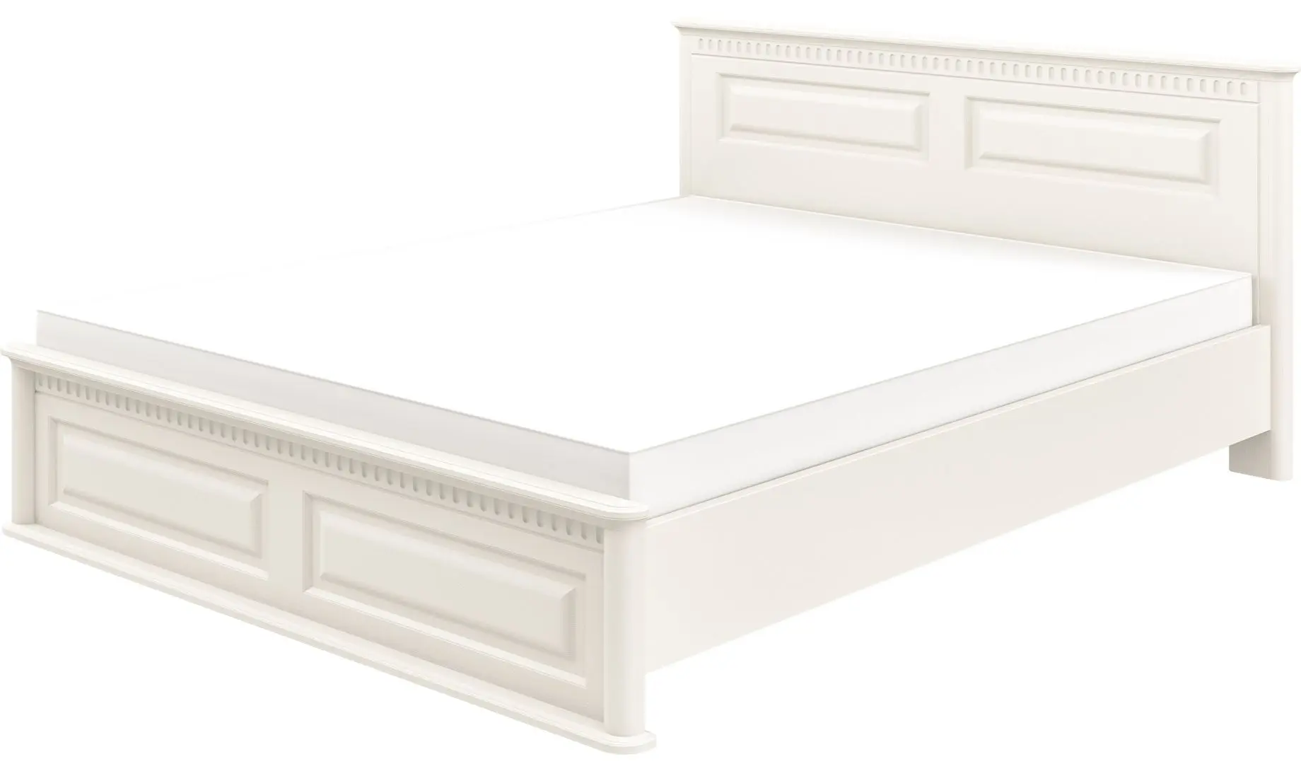 Кровать Неман Марсель МН-126-01-140(1) (Крашеное Дерево/Крем)