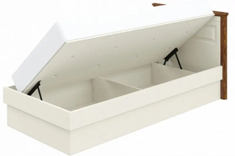 Кровать Неман Марсель МН-126-18 90х200 Крем/Дуб Кантри (с подъем. мех.) - 2