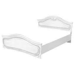 Кровать Неман Орхидея СП-002-12 160x200 (Белый Полуглянец)