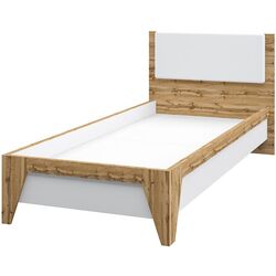 Кровать Неман Сканди МН-036-21 90x200 (Дуб Вотан/Белый)