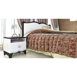 Кровать Неман Тиффани МН-122-01М 160x200 Венге/Белый Полуглянец (с подъем. мех.) Thumb