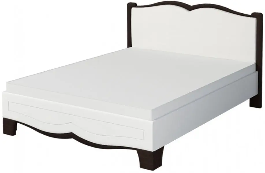 Кровать Неман Тиффани МН-122-01М 160x200 Венге/Белый Полуглянец (с подъем. мех.)