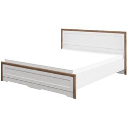 Кровать Неман Тиволи МН-035-25-160 (Белый Структурный/Дуб Стирлинг)
