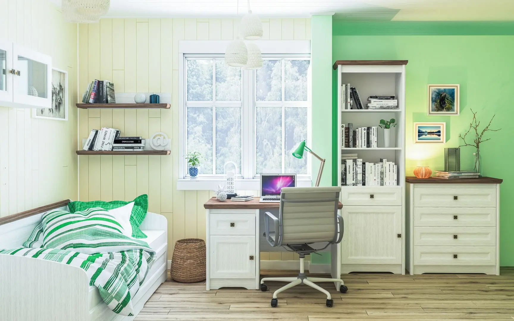 Pat Неман Tivoli МН-035-32 (White Structural/Stirling Oak) - 2