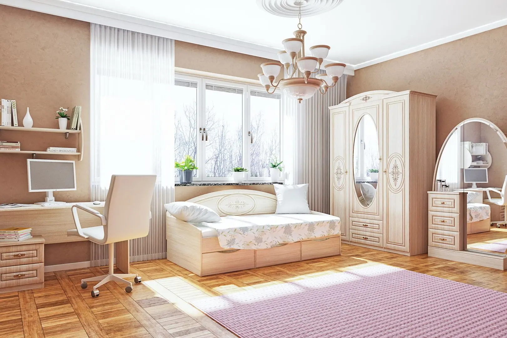 Pat Неман Vasilisa СП-001-12П (Bleached Oak/Patina Milk Coffee) - 3