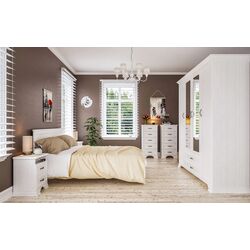 Кровать Неман Юнона МН-132-01 160 (Белый Структурный) Thumb