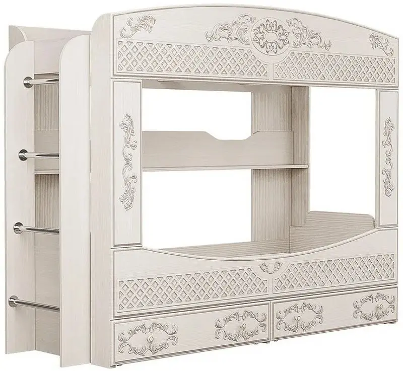 Pat suprapus Олмеко Karolina 80x190 (Patina/Woodline Cream/Sandal White)