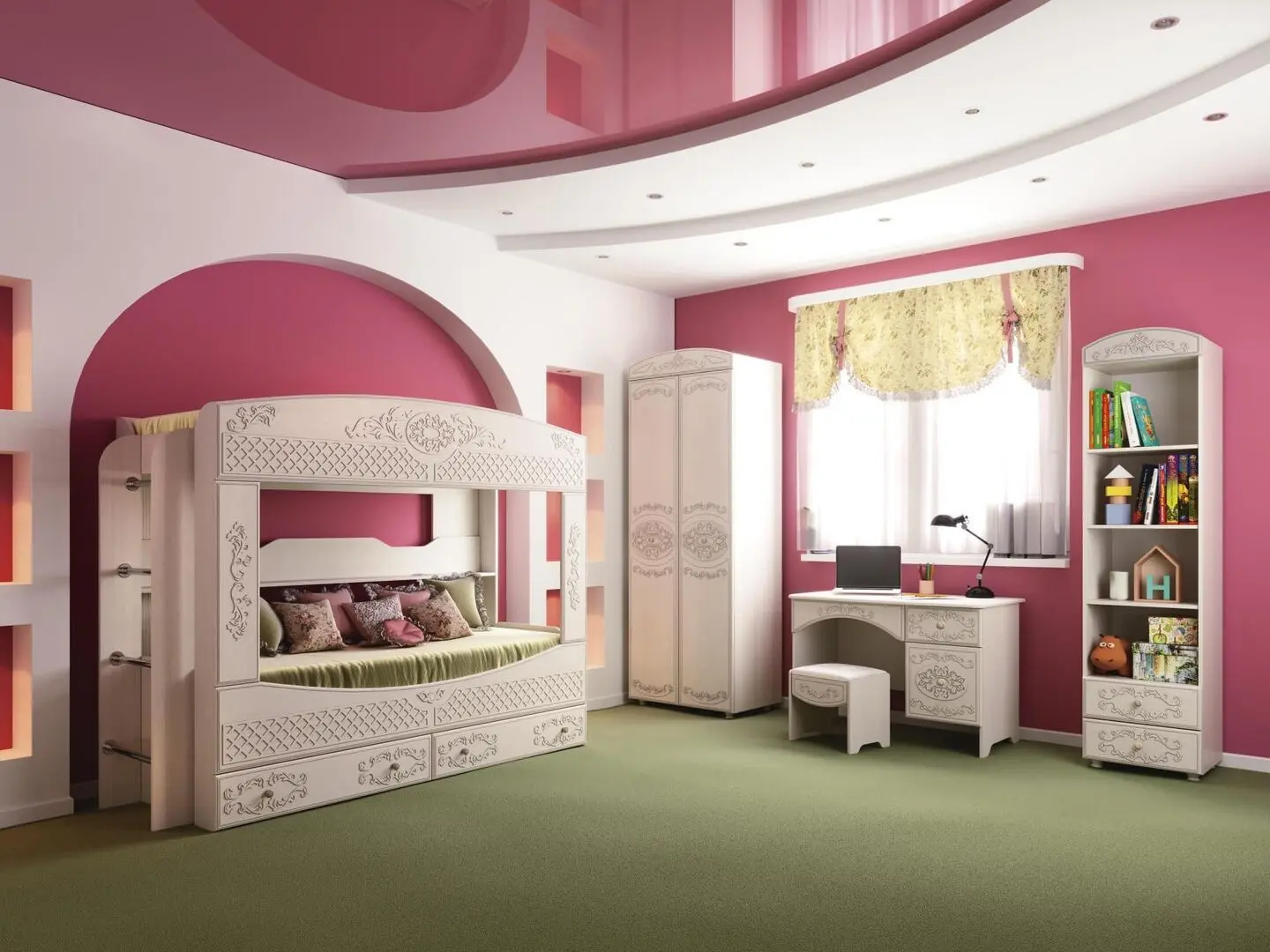 Pat suprapus Олмеко Karolina 80x190 (Woodline Cream/Sandal Light) - 3