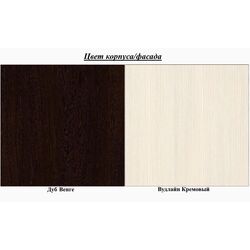 Pat asimetric Олмеко Feya-3 90x200 (Wenge/Woodline Cream) Thumb