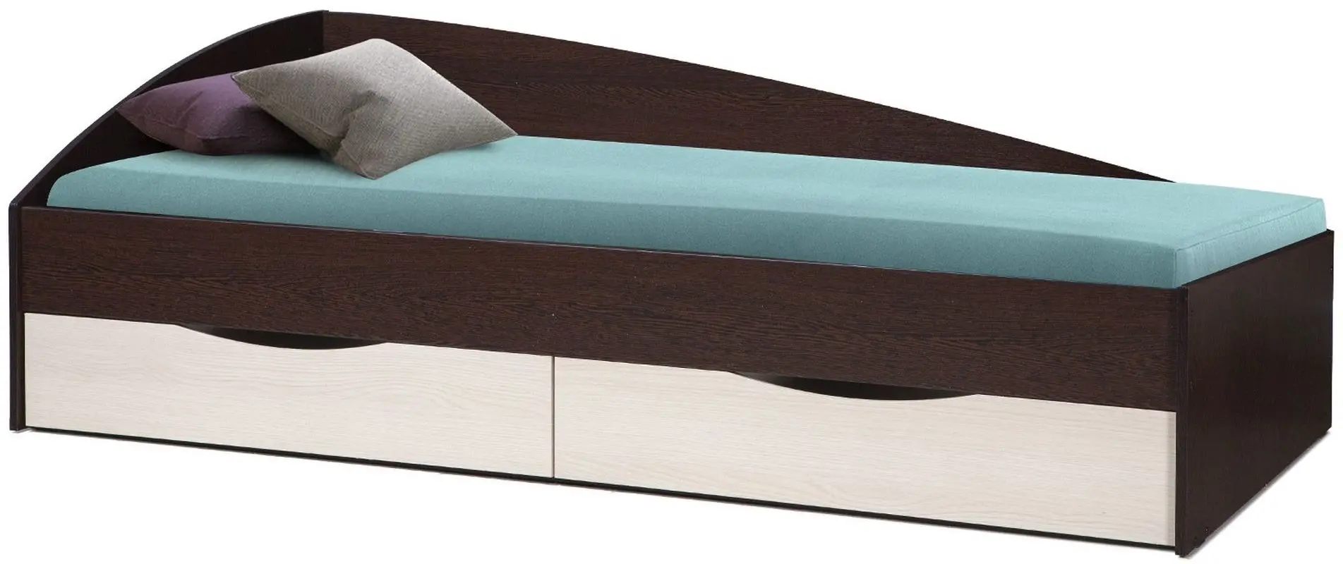 Pat asimetric Олмеко Feya-3 90x200 (Wenge/Woodline Cream)