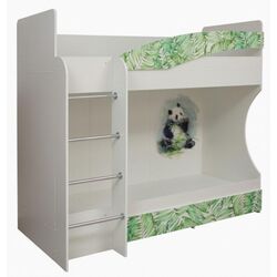 Pat supraetajat Олмеко Adel-1 Panda White 80x200 (stanga)