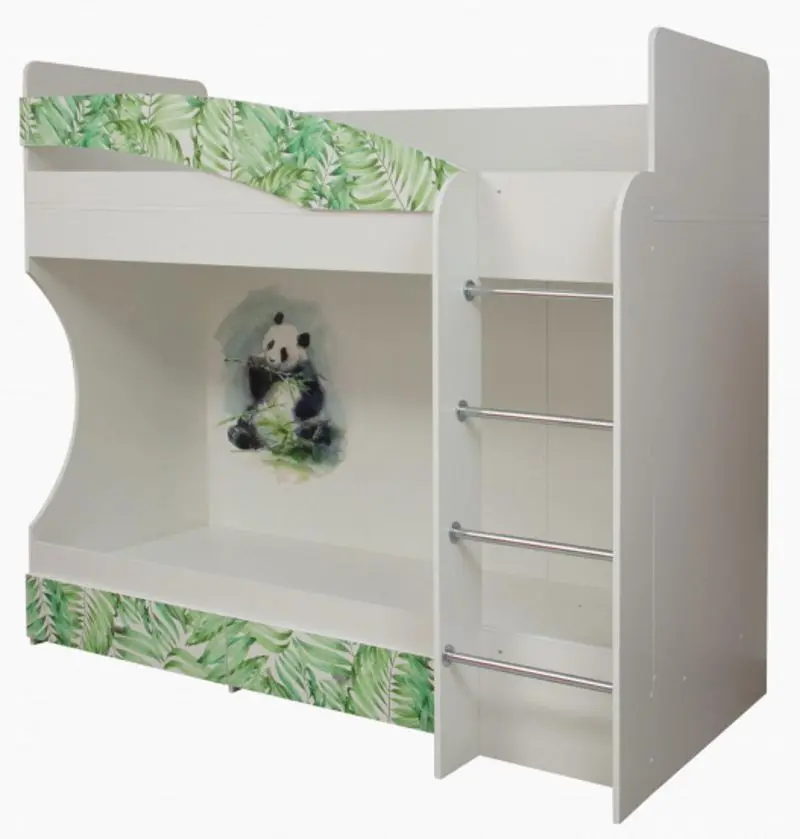 Pat supraetajat Олмеко Adel-1 Panda White 80x200 (dreapta)