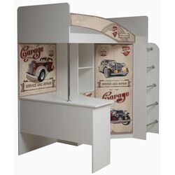 Pat supraetajat Олмеко Adel-2 Avto 80x200 (White) Thumb