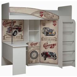 Pat supraetajat Олмеко Adel-2 Avto 80x200 (White)