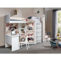 Pat supraetajat Олмеко Adel-2 Avto 80x200 (White) Thumb