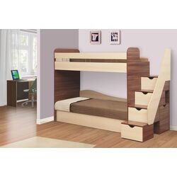 Pat supraetajat Олмеко Adel-3 80x190 (Ash Shimo Dark/Lindberg Oak) Thumb