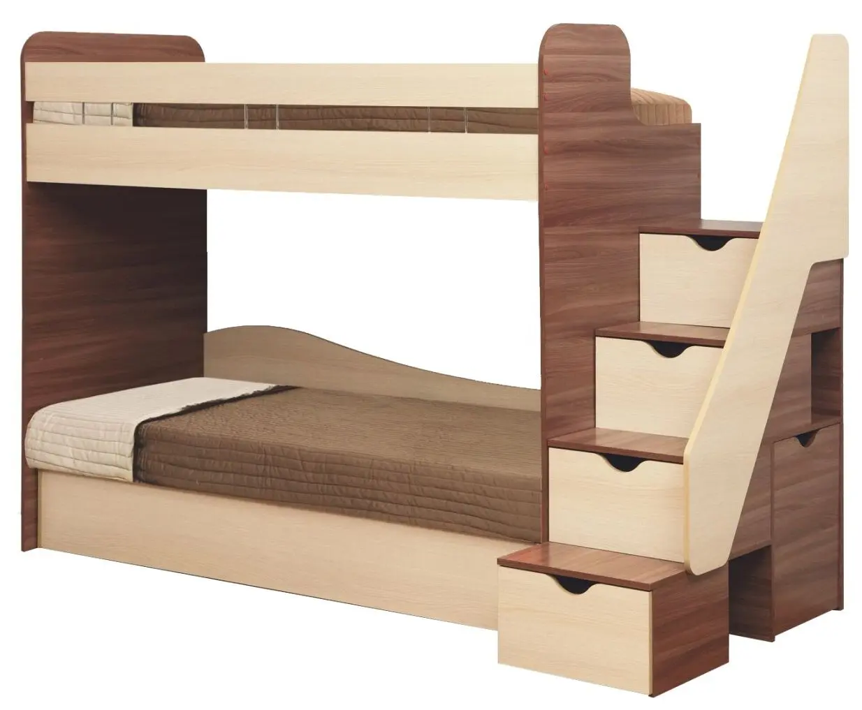 Pat supraetajat Олмеко Adel-3 80x190 (Ash Shimo Dark/Lindberg Oak)