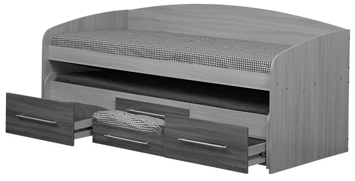 Кровать двухъярусная Олмеко Адель 5 80x190 (Вудлайн Кремовый) - 4