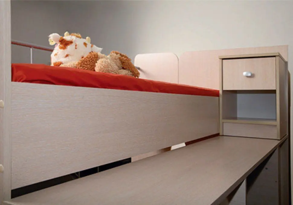 Pat supraetajat Олмеко D1 80x190 (Lindberg Oak) - 2