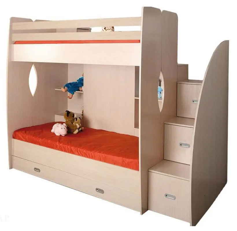 Pat supraetajat Олмеко D1 80x190 (Lindberg Oak)