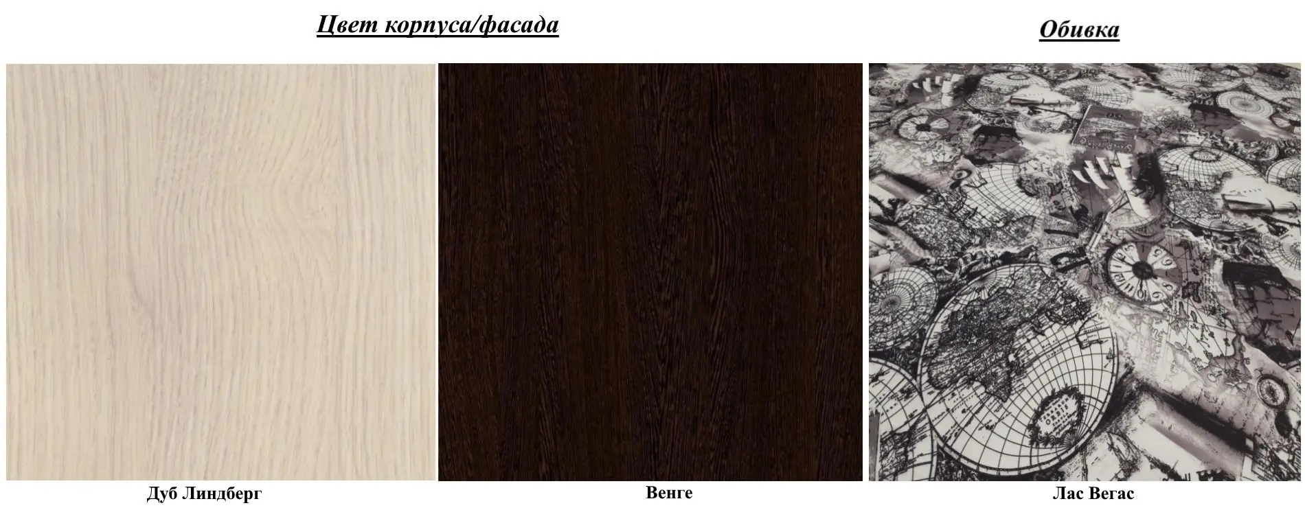 Кровать двухъярусная Олмеко Немо (Дуб Линдберг/Венге/Лас Вегас) - 3