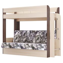 Кровать двухъярусная Олмеко Немо (Ясень Шимо Светлый/Ясень Шимо Темный/Лас Вегас)