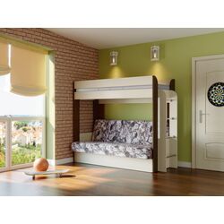 Pat supraetajat Олмеко Nemo Ash Shimo Light/Ash Shimo Dark/Las Vegas (cu saltea) Thumb