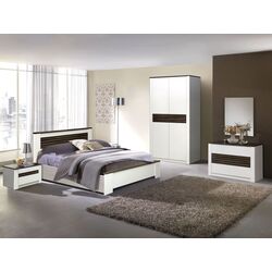 Pat Олмеко Ameliya 36.02-01 baza de lamele 140x200 (White Loft/Oak Styling) Thumb