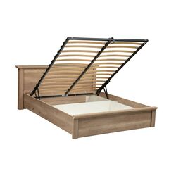 Кровать Олмеко Антика 39.06-01 140x200 Дуб Каньон/Дуб Каньон Патина (с подъем. мех.) Thumb