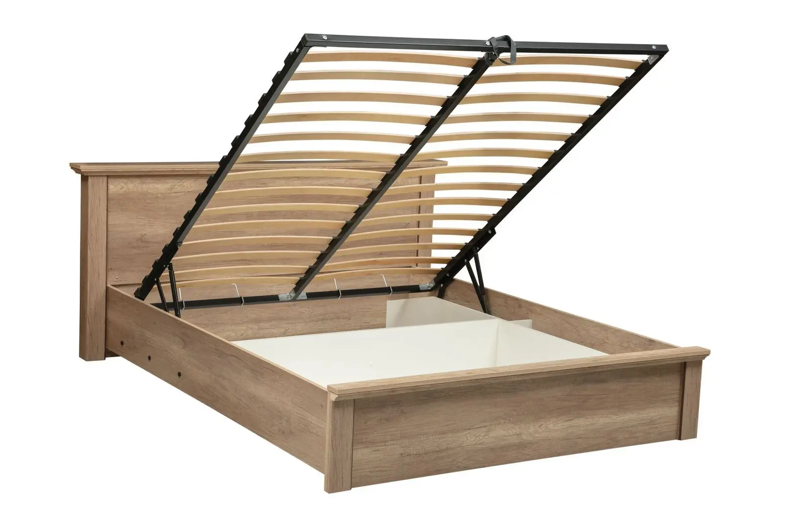 Кровать Олмеко Антика 39.06-01 140x200 Дуб Каньон/Дуб Каньон Патина (с подъем. мех.) - 5