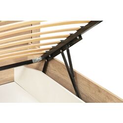 Кровать Олмеко Антика 39.06-01 140x200 Дуб Каньон/Дуб Каньон Патина (с подъем. мех.) Thumb