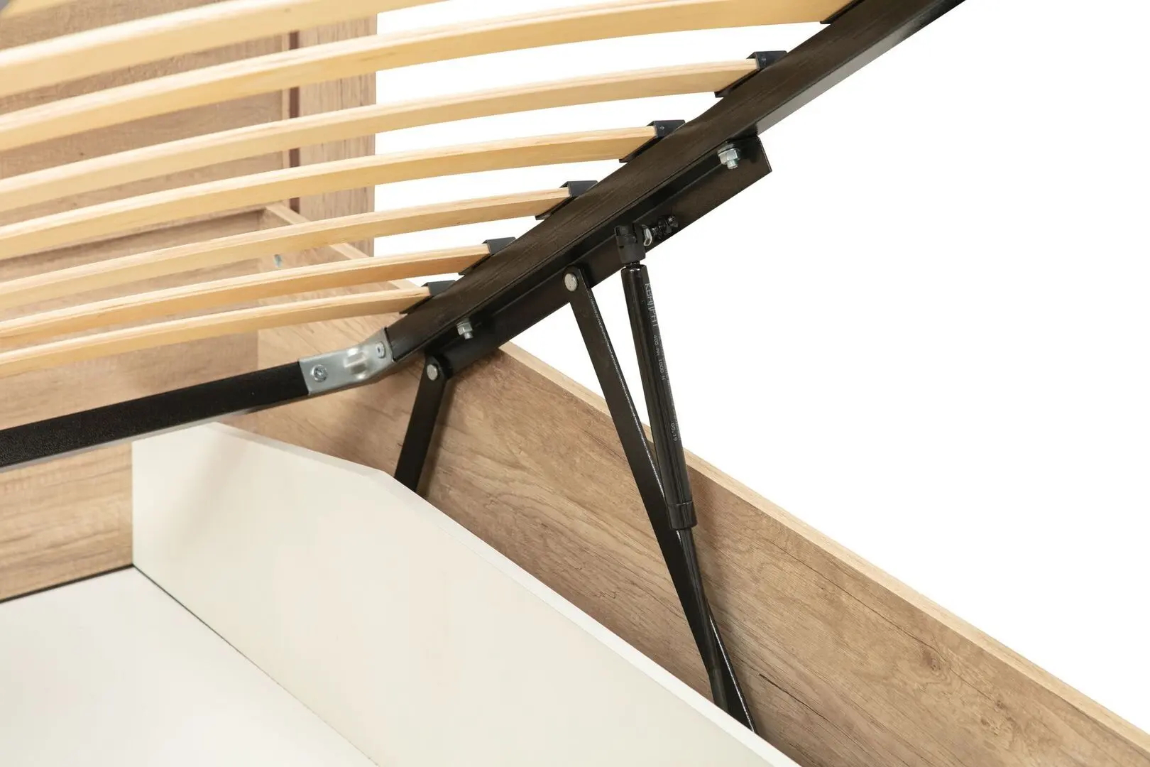 Кровать Олмеко Антика 39.06-02 160x200 Дуб Каньон/Дуб Каньон Патина (с подъем. мех.) - 4