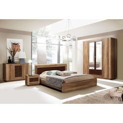 Кровать Олмеко Фантазия 34.25 - 02 160x200 (Дуб Каньон/Дуб Кальяри) Thumb