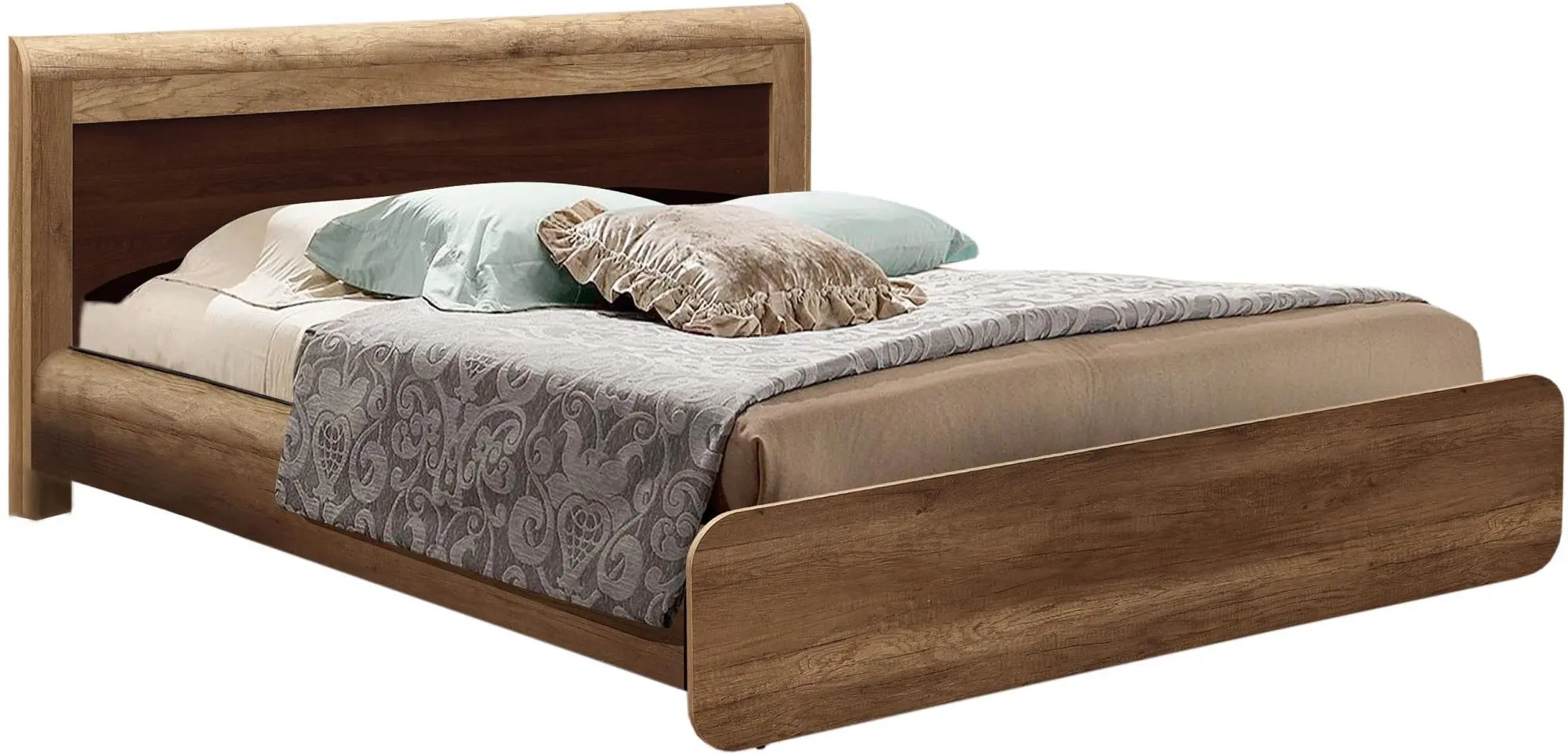 Кровать Олмеко Фантазия 34.25 - 02 160x200 (Дуб Каньон/Дуб Кальяри)