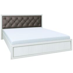 Кровать Олмеко Габриэлла 06.121-01 140x200 Вудлайн Кремовый/Сандал Белый/Бронза (с подъем. мех.)