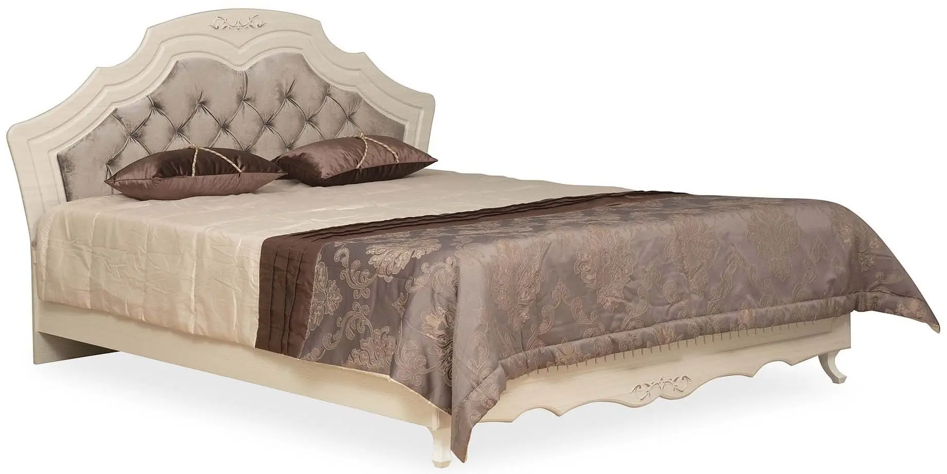 Pat Олмеко Kantri 06.121 baza de lamele 160x200 (Woodline Cream/White Sandalwood Patina)