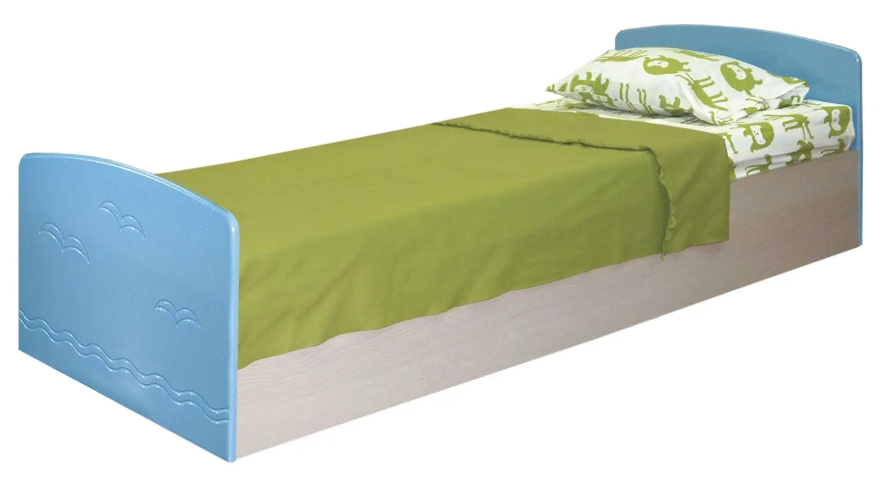 Pat Олмеко Lego-2 80x200 (Lindberg Oak/Light Blue Metallic)