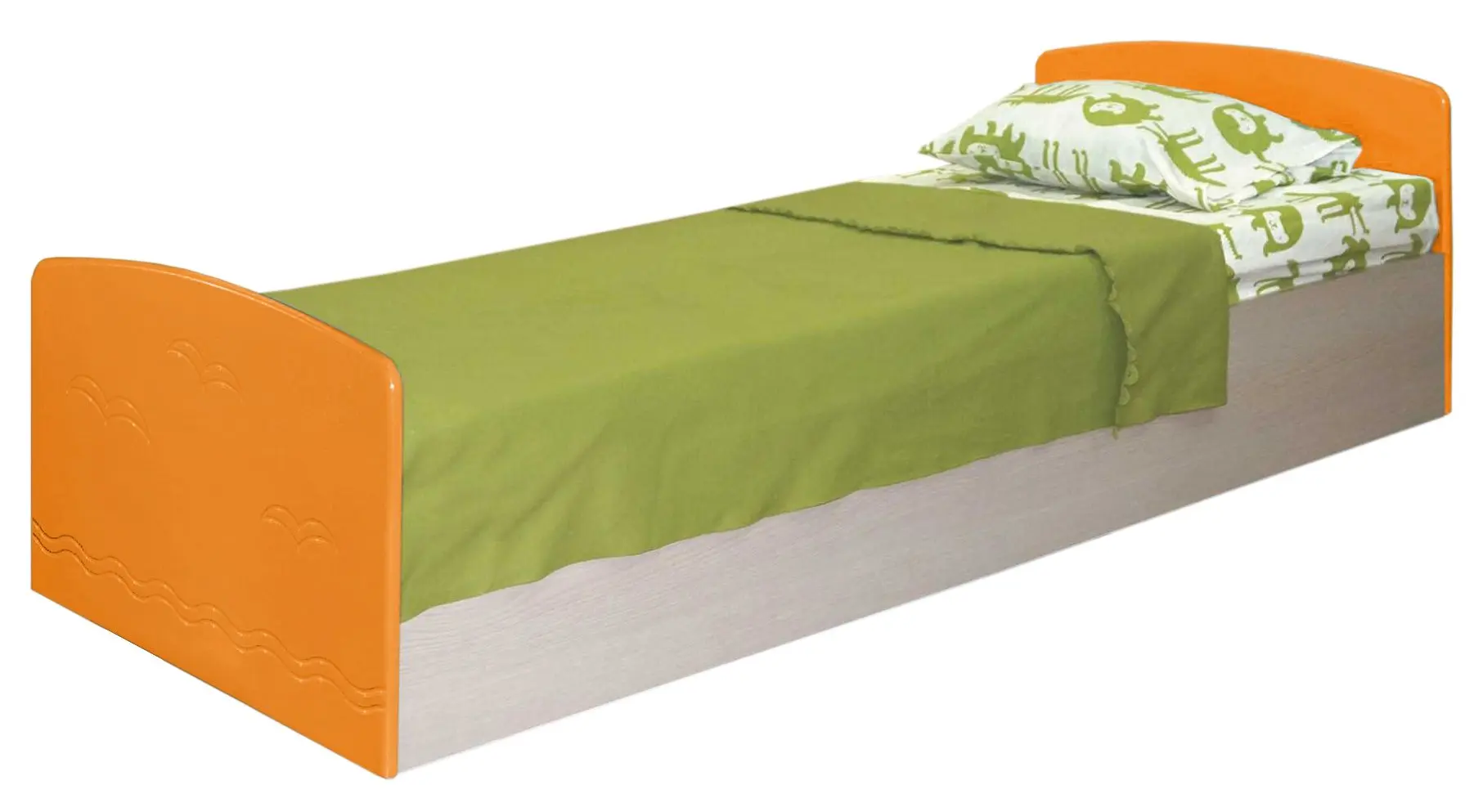 Pat Олмеко Lego-2 80x200 (Lindberg Oak/Orange Metallic)