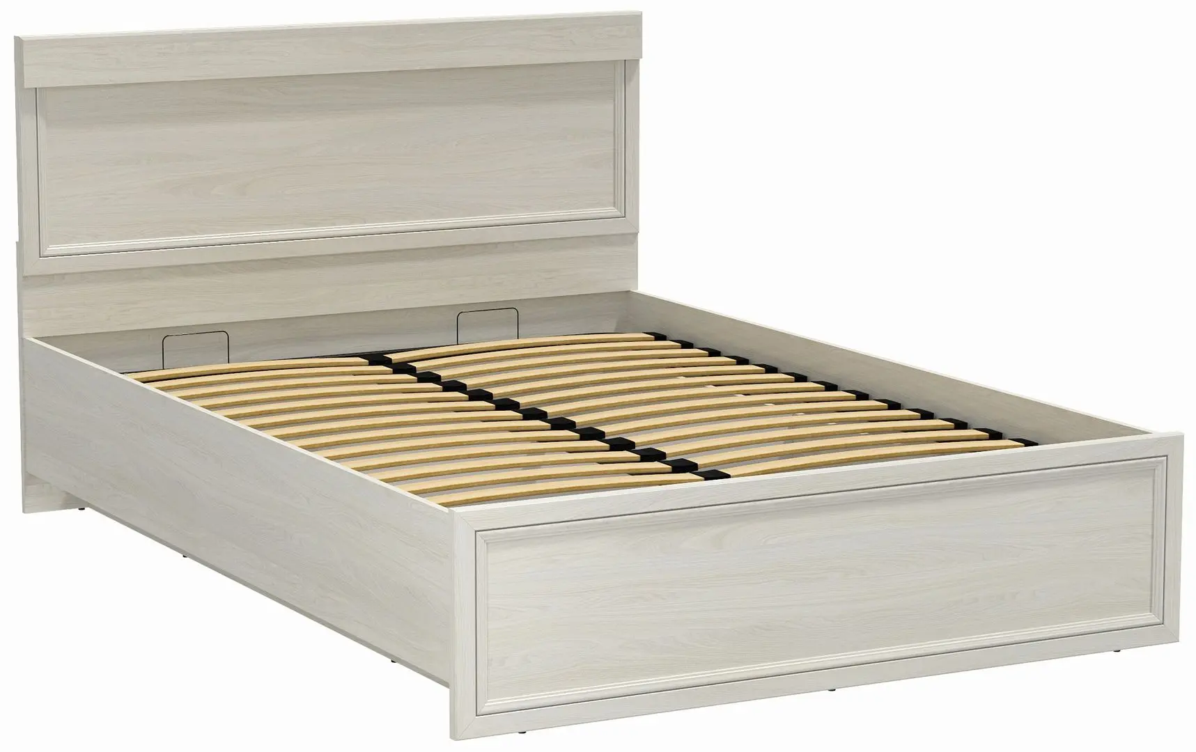 Кровать Олмеко Лиана 45.25-01 140x200 ламельное основание (Ясень Анкор Светлый) - 2