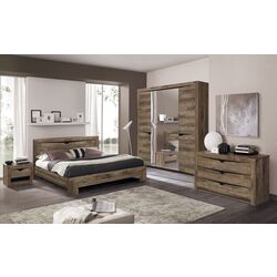 Кровать Олмеко Лючия 33.08-02 160x200 (Кейптаун/Дуб Венге) Thumb