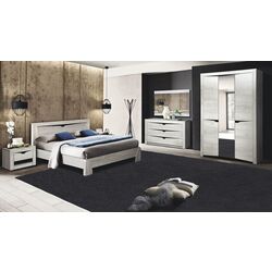 Pat Олмеко Lyuchiya 33.09-01 140x200 Pine Concrete White/Wenge Oak (bază lamele) Thumb