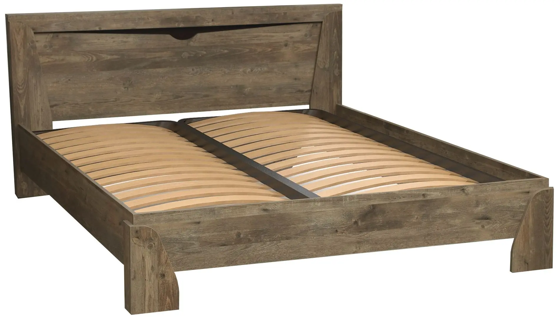 Pat Олмеко Lyuchiya 33.09-02 160x200 Cape Town/Wenge Oak (bază lamele)